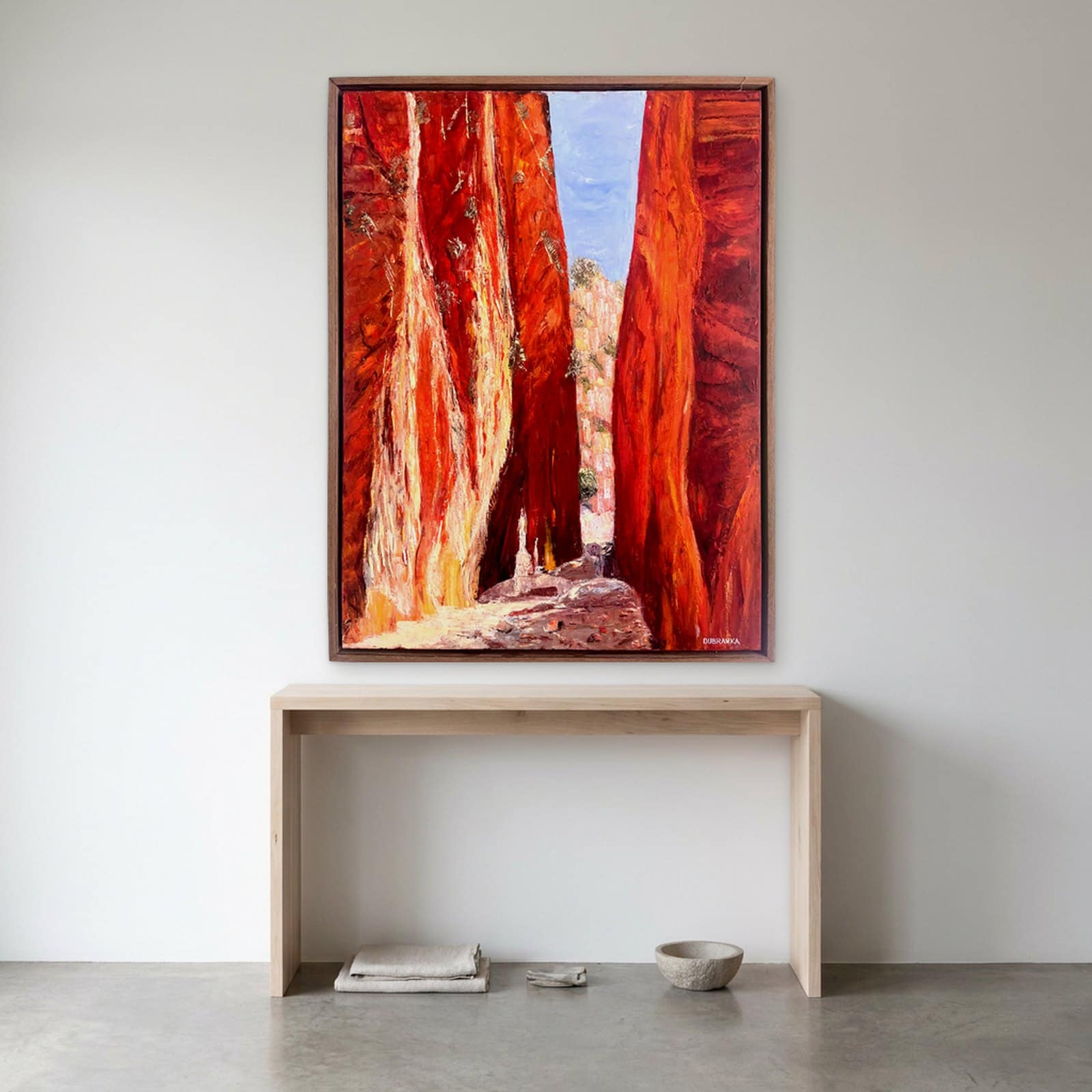 ANGKERLE ATWATYE — Oil on canvas, 130cm x 97cm. Painting by Dubravka Sabljak. View 1 of 2.