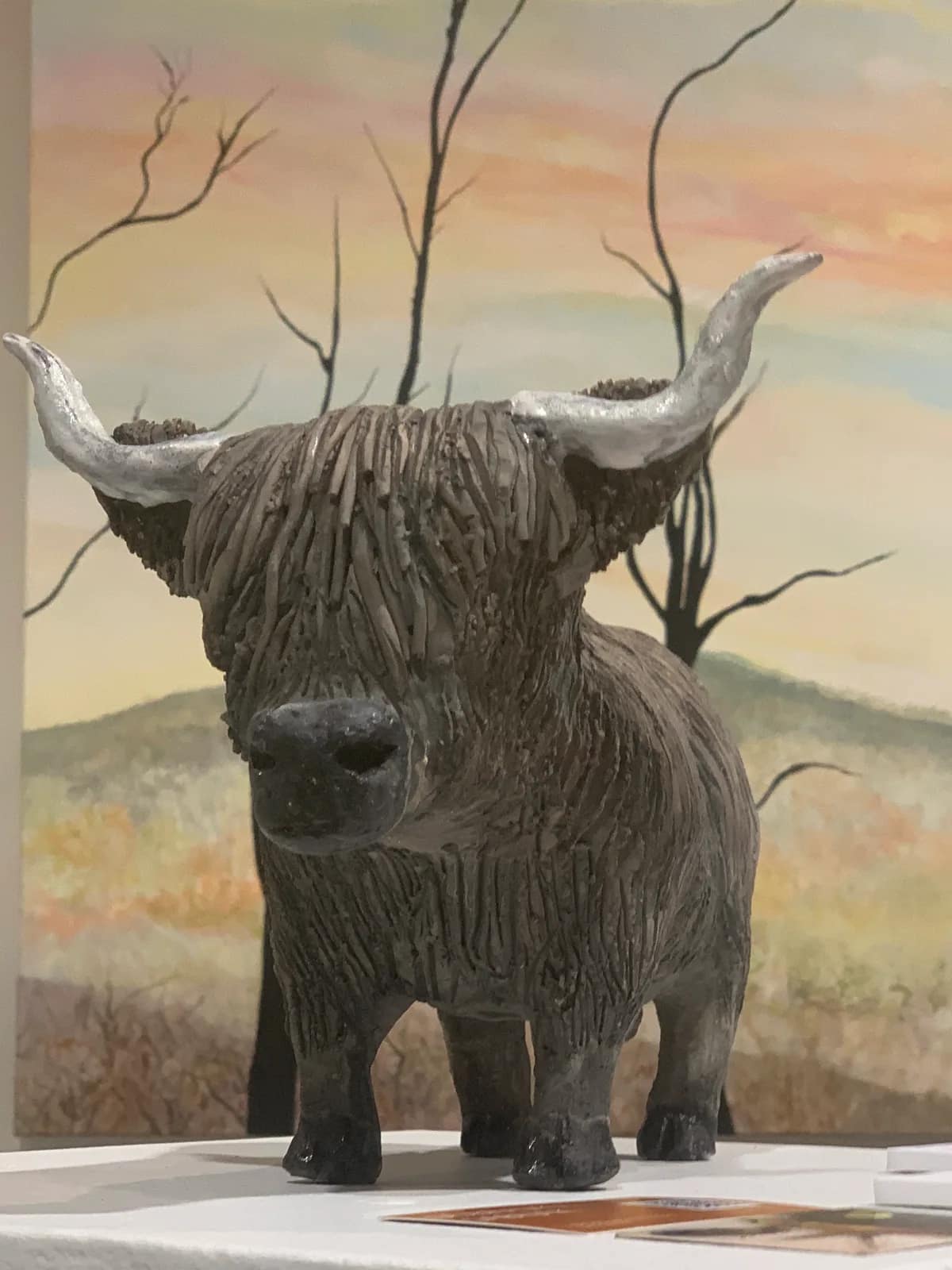 SCOTTY THE BULL. Ceramic work by Dubravka Sabljak. View 1 of 3.