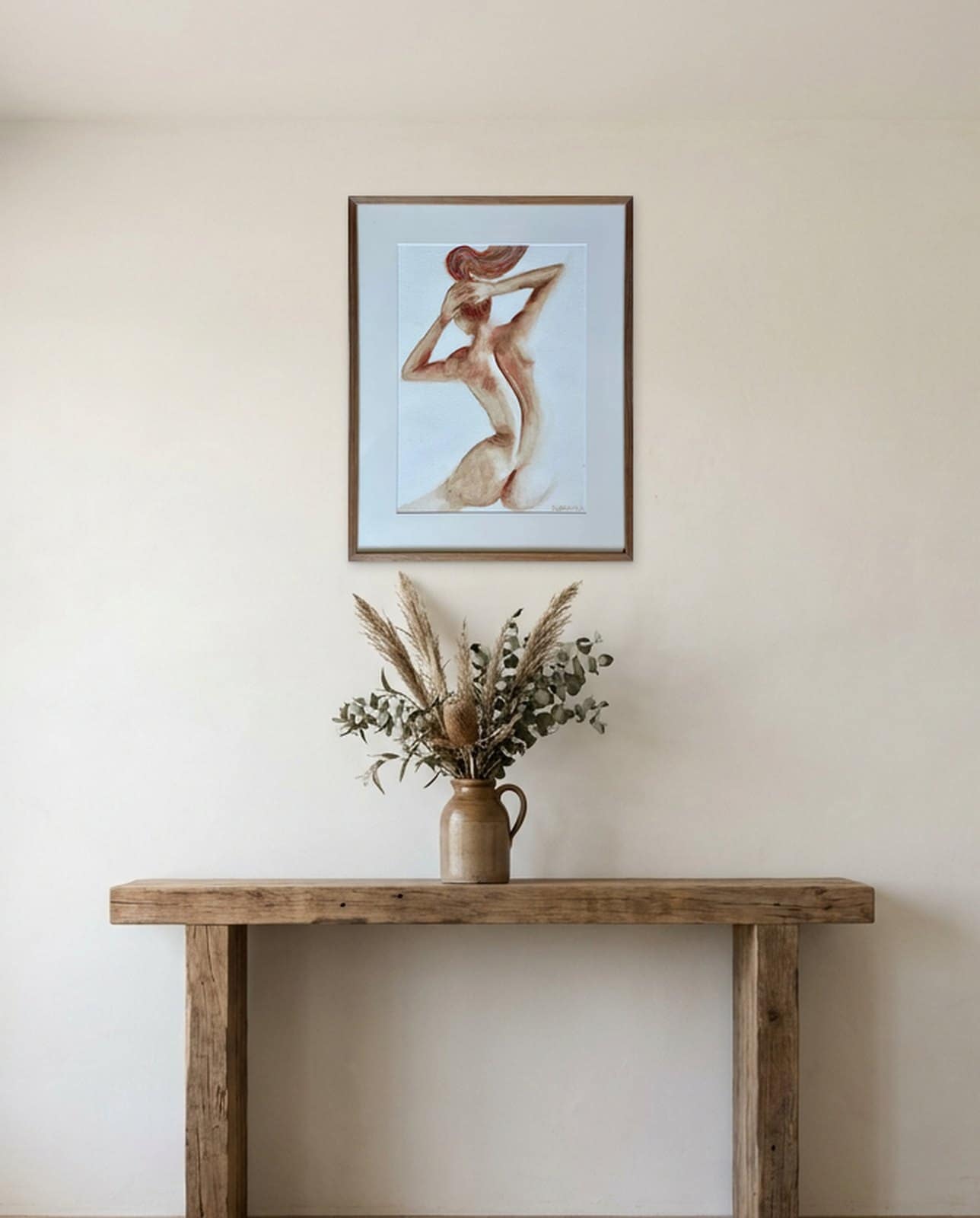 THE DANCER — Watercolour on paper, 41cm x 52cm. Painting by Dubravka Sabljak. View 1 of 2.