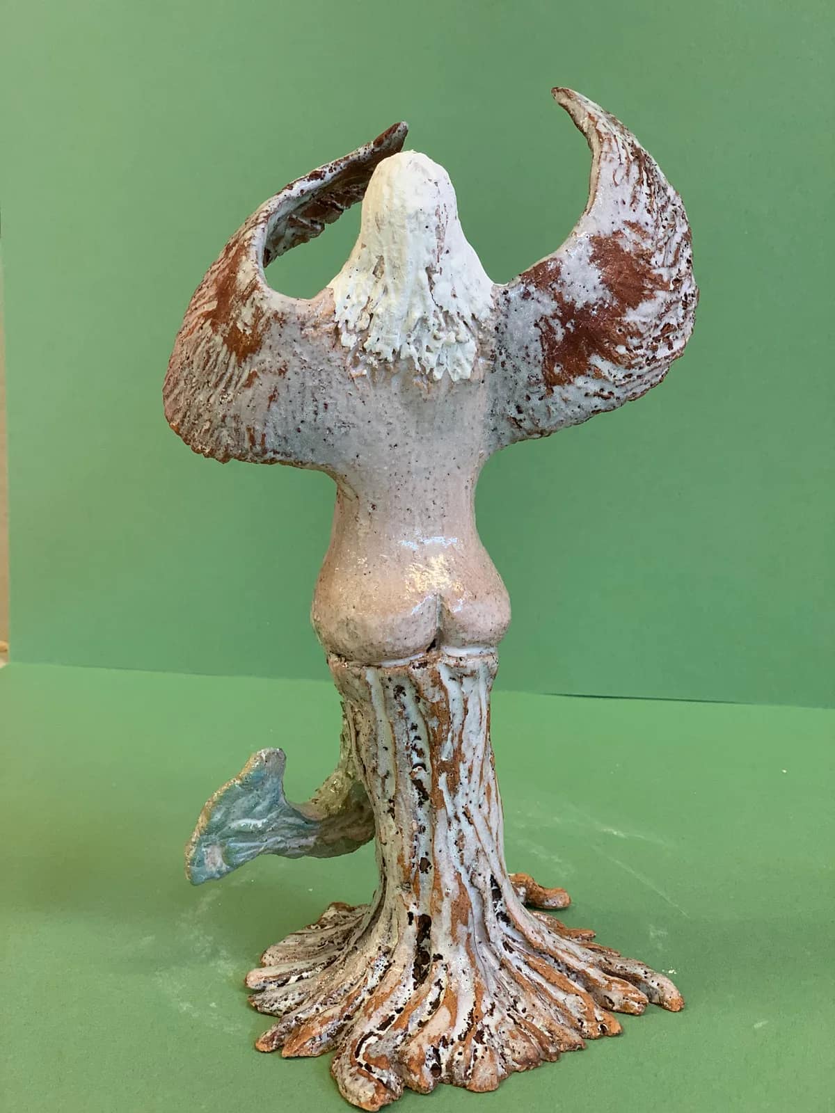 YE MATT — Stoneware, 25cm x 18cm. Ceramic work by Dubravka Sabljak. View 1 of 2.