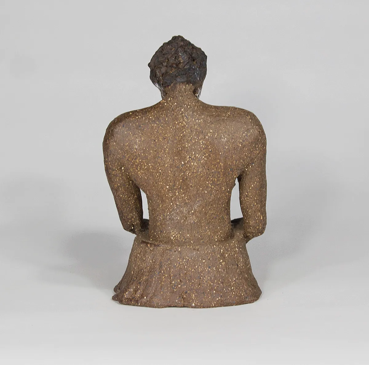 ADAM — Stoneware Gold Luster, 22cm x 12cm. Ceramic work by Dubravka Sabljak. View 3 of 3.