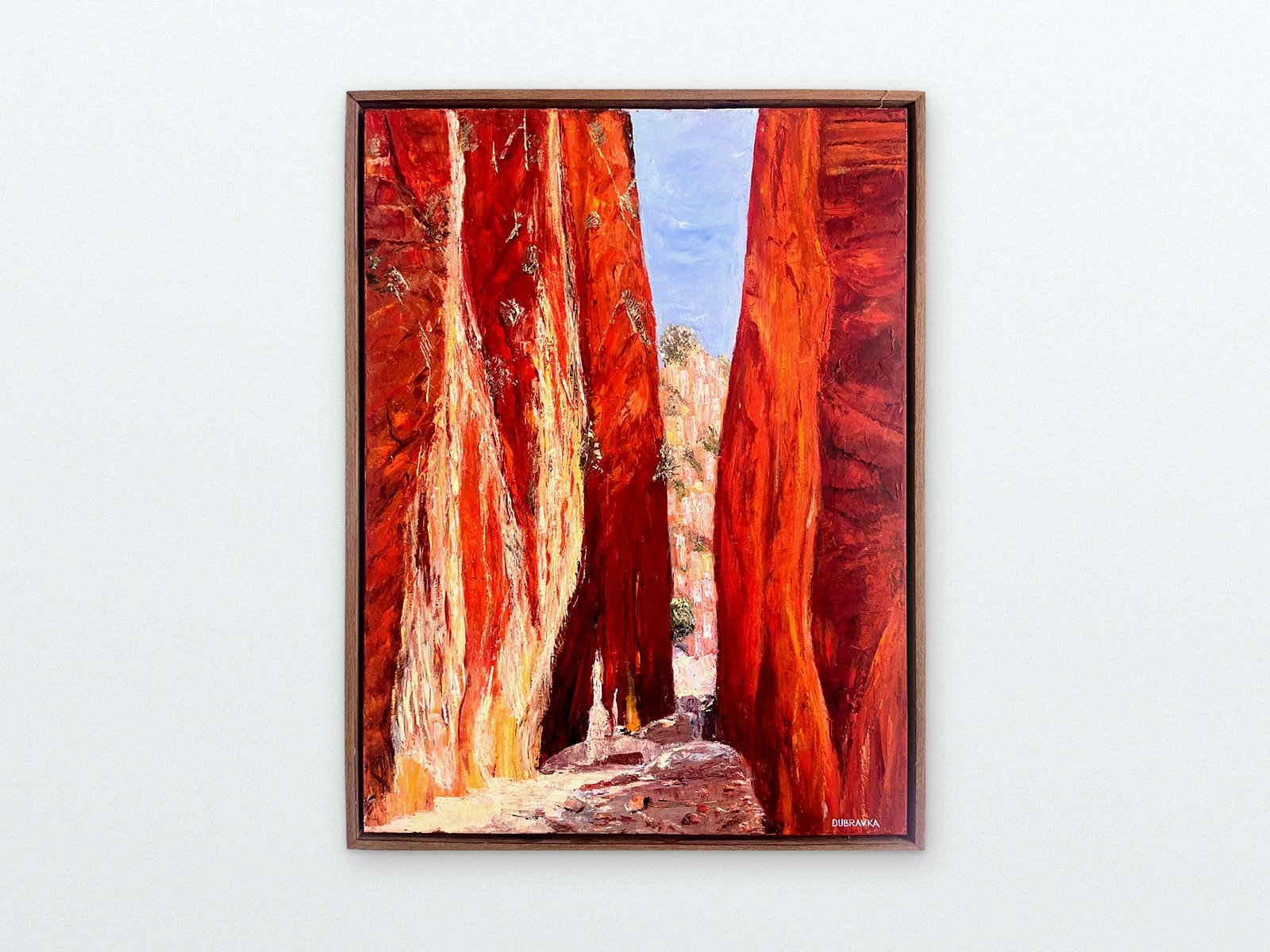ANGKERLE ATWATYE — Oil on canvas, 130cm x 97cm. Painting by Dubravka Sabljak. View 2 of 2.