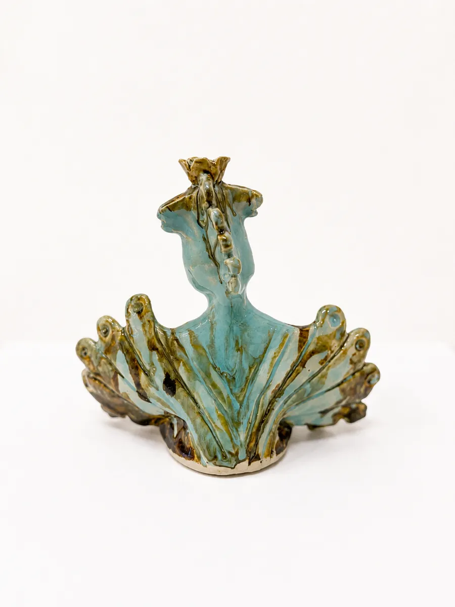 CHICKEN JOE — Stoneware, 15cm x 10cm. Ceramic work by Dubravka Sabljak. View 3 of 3.