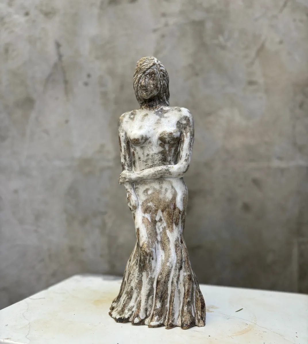 ELEGANCE — Stoneware, 40cm x 15cm. Ceramic work by Dubravka Sabljak. View 3 of 3.