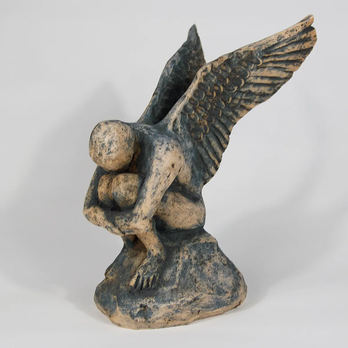EMERGENCE — Stoneware, 25cm x 15cm. Ceramic work by Dubravka Sabljak. View 2 of 2.