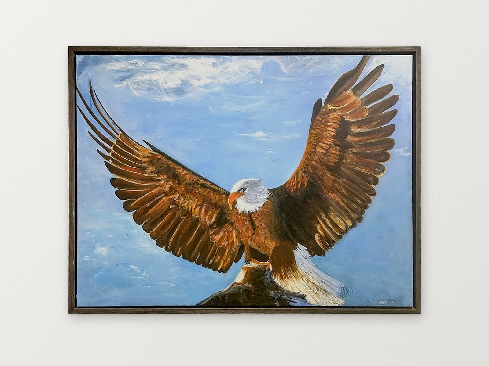 FREEDOM — Oil on canvas, 127cm x 97cm. Painting by Dubravka Sabljak. View 2 of 2.