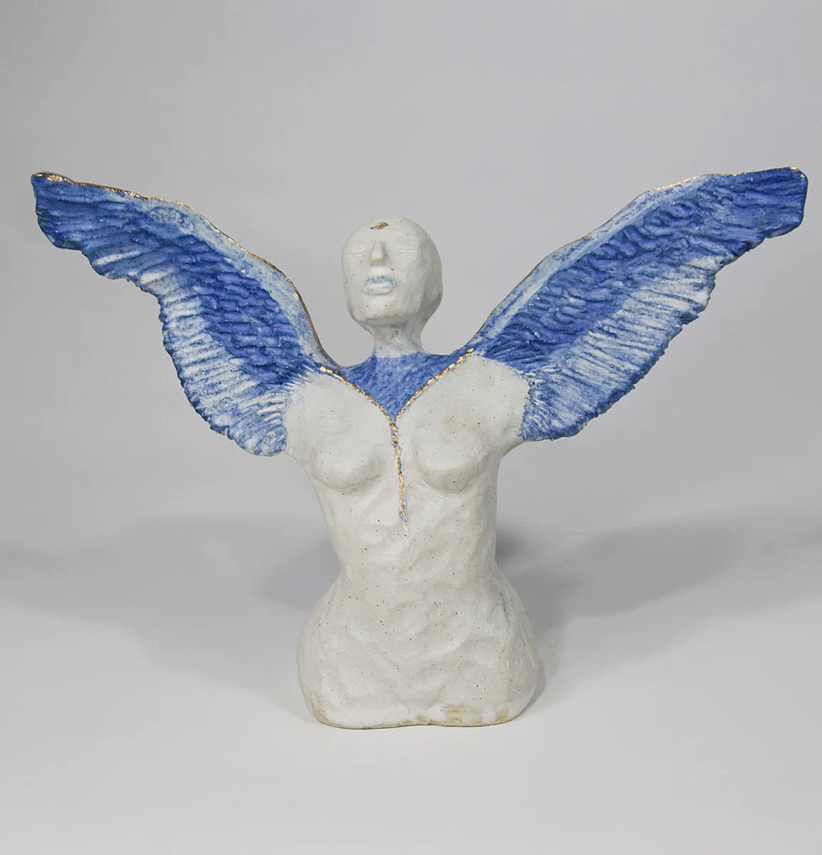 LIGHTNESS OF BEING — Stoneware, 22cm x 34cm. Ceramic work by Dubravka Sabljak. View 2 of 5.
