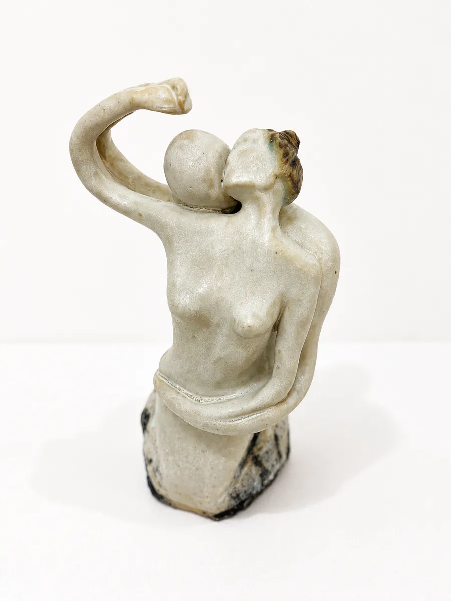 LOVE IN MOTION — Stoneware, 15cm x 26cm. Ceramic work by Dubravka Sabljak. View 3 of 5.