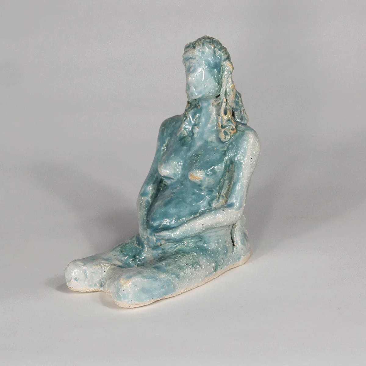 MOTHER — Stoneware, 15cm x 12cm. Ceramic work by Dubravka Sabljak. View 3 of 3.