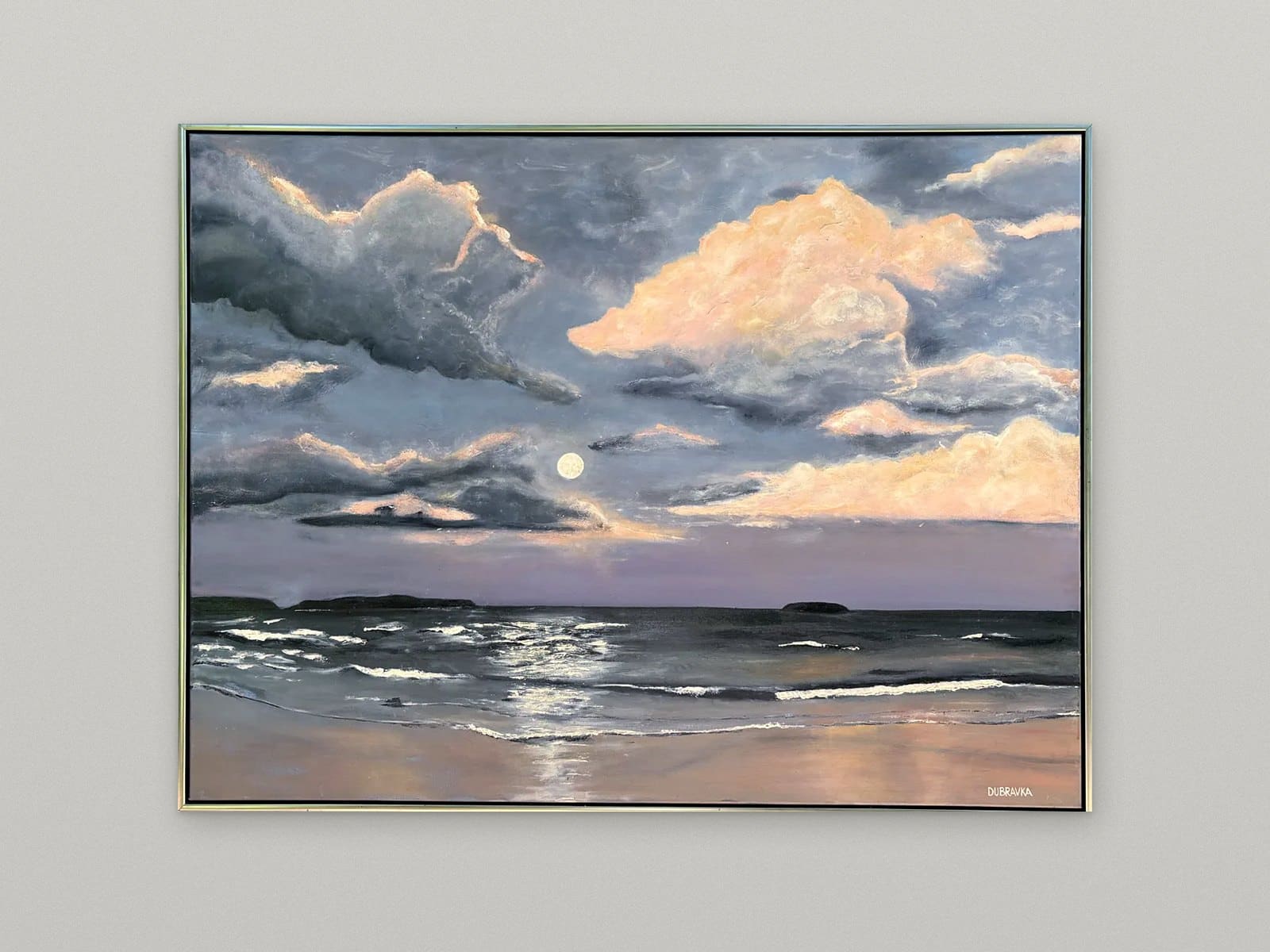 SERENDIPITY — Oil on canvas, 127cm x 95cm. Painting by Dubravka Sabljak. View 2 of 2.