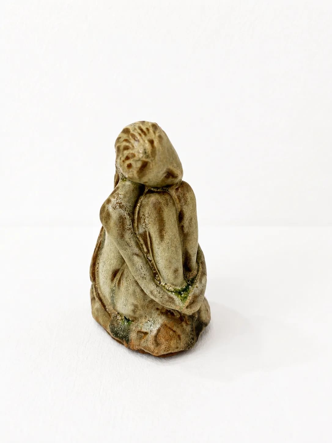 STATE OF EMBRACE — Stoneware, 10cm x 15cm. Ceramic work by Dubravka Sabljak. View 3 of 6.