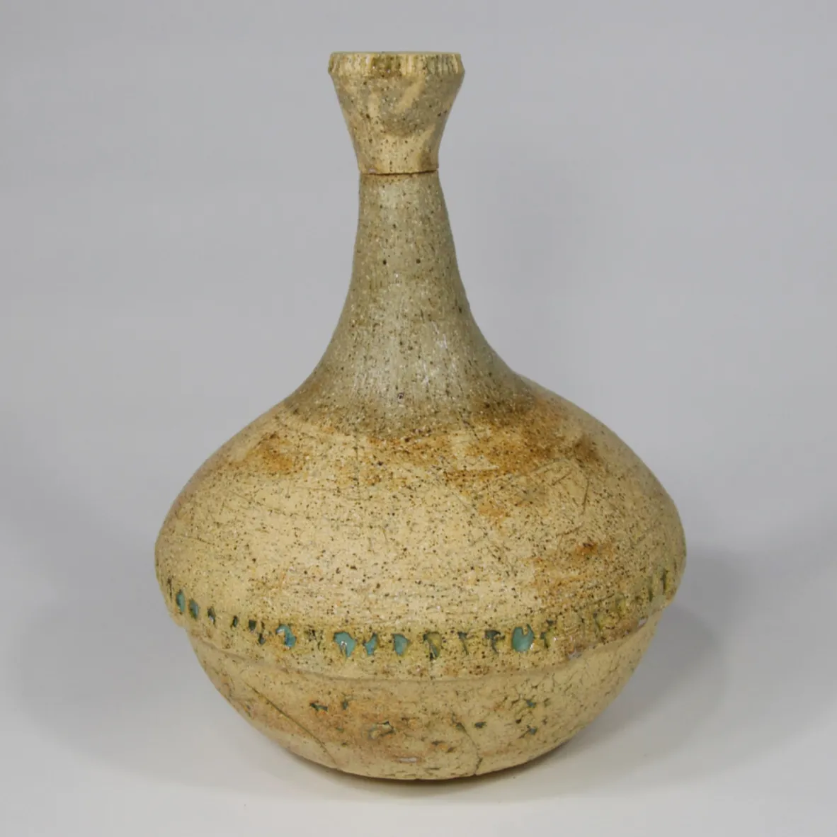 THE MAGIC BOTTLE — Stoneware, 23cm x 23cm. Ceramic work by Dubravka Sabljak. View 2 of 2.