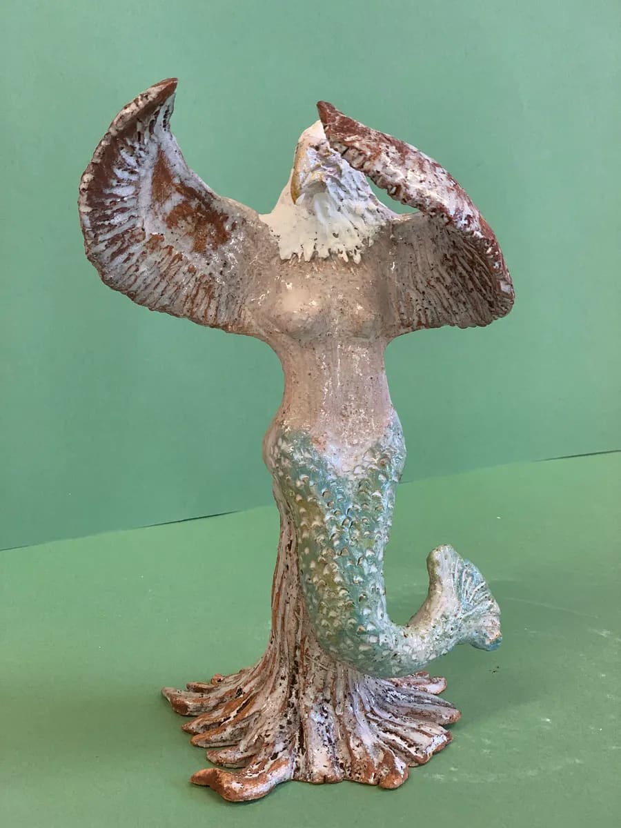 YE MATT — Stoneware, 25cm x 18cm. Ceramic work by Dubravka Sabljak. View 2 of 2.