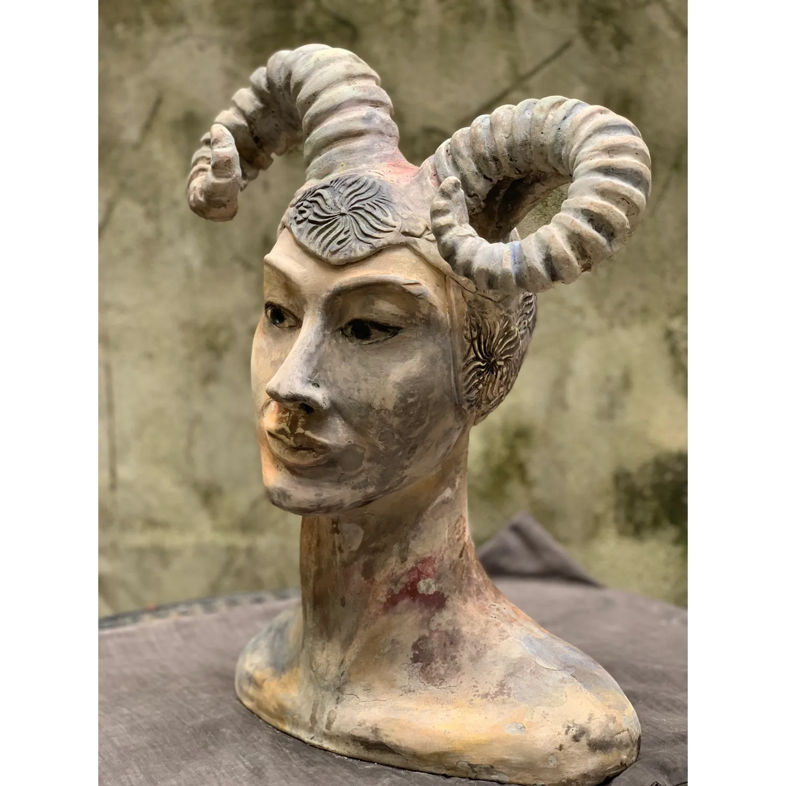 AVATAR — Stoneware. Ceramic work by Dubravka Sabljak.