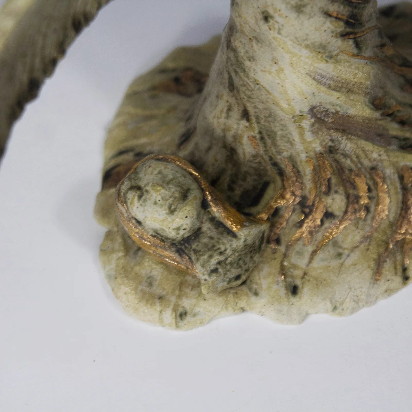 BROKEN ANGLE — Stoneware, 19cm x 17cm. Ceramic work by Dubravka Sabljak. View 1 of 3.
