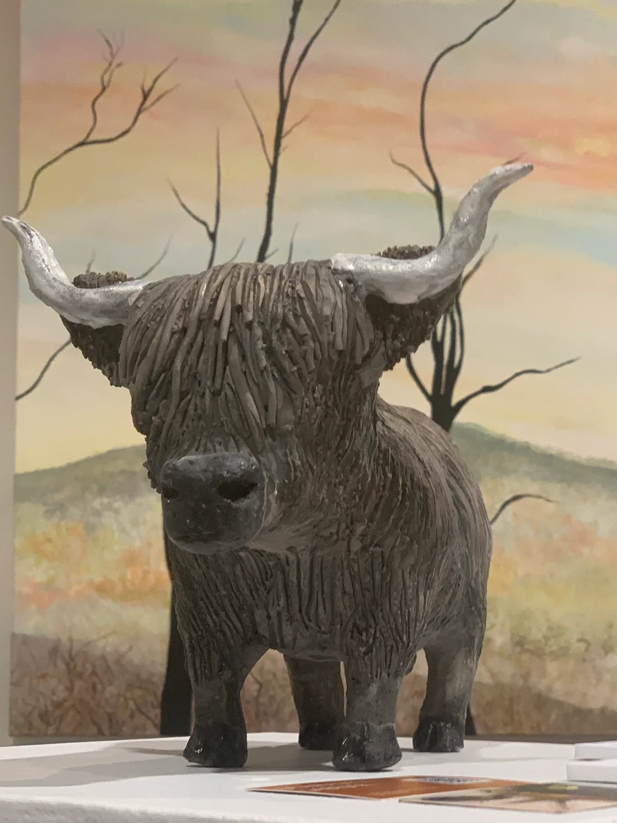 SCOTTY THE BULL. Ceramic work by Dubravka Sabljak. View 1 of 3.