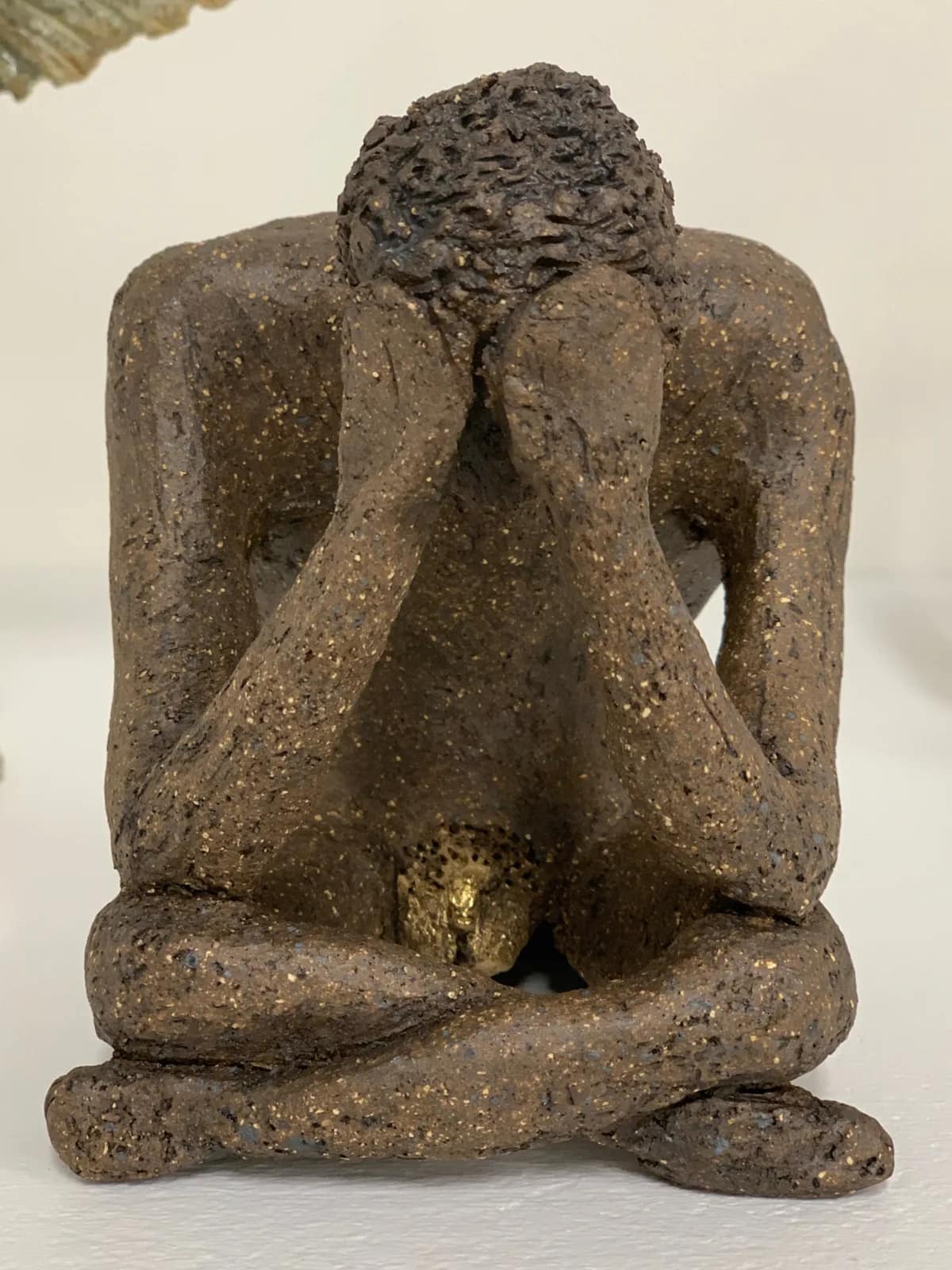 CONTEMPLATION — Stoneware, 15cm x 12cm. Ceramic work by Dubravka Sabljak. View 1 of 3.