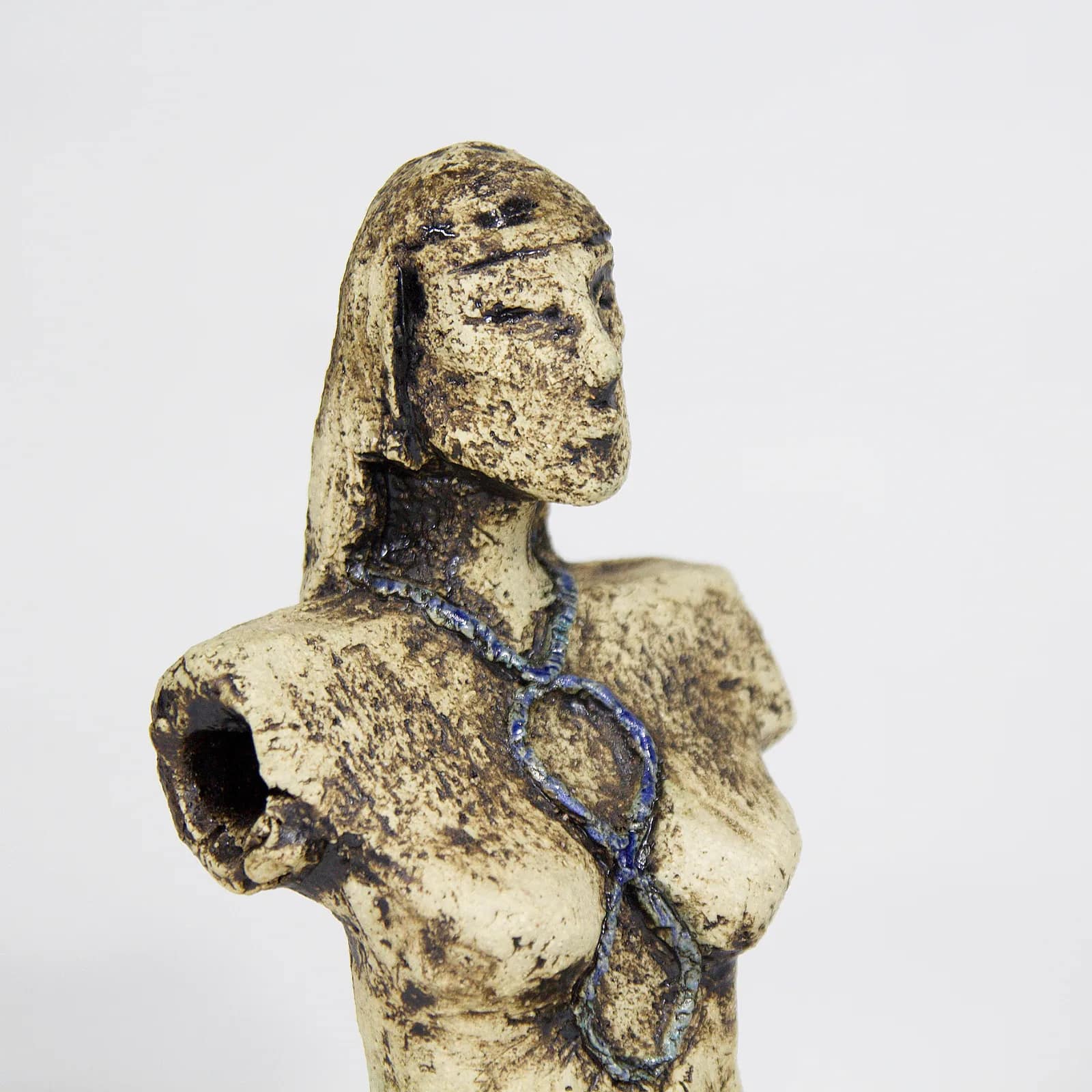 ISIS — Stoneware, 20cm x 10xm. Ceramic work by Dubravka Sabljak. View 1 of 3.